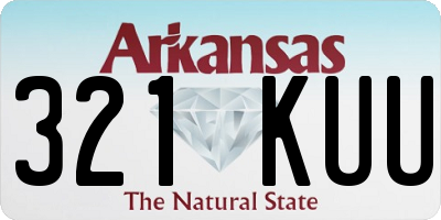 AR license plate 321KUU