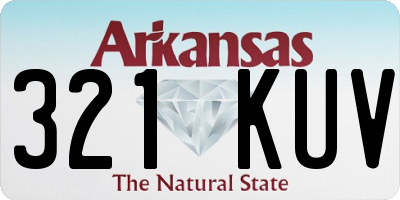 AR license plate 321KUV