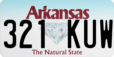 AR license plate 321KUW