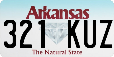 AR license plate 321KUZ