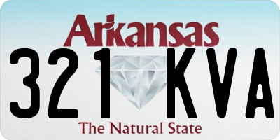 AR license plate 321KVA