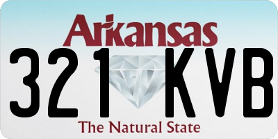 AR license plate 321KVB