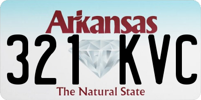 AR license plate 321KVC