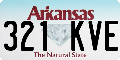 AR license plate 321KVE