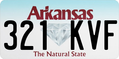 AR license plate 321KVF