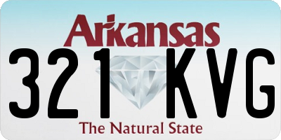 AR license plate 321KVG