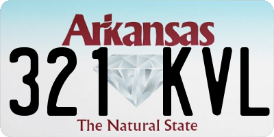 AR license plate 321KVL