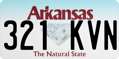 AR license plate 321KVN