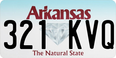 AR license plate 321KVQ