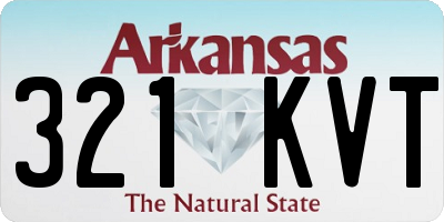 AR license plate 321KVT