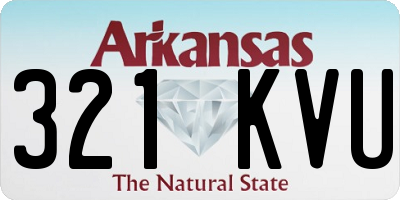 AR license plate 321KVU