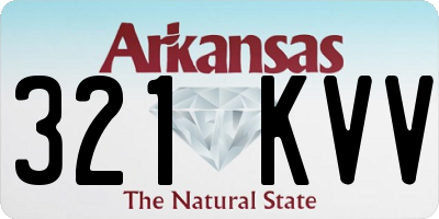 AR license plate 321KVV