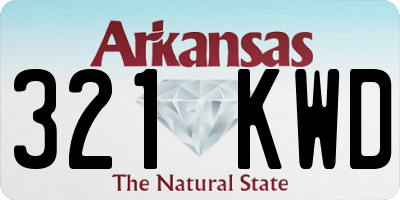 AR license plate 321KWD