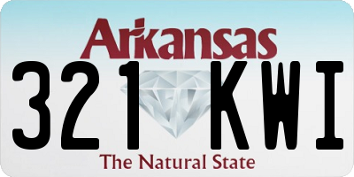 AR license plate 321KWI