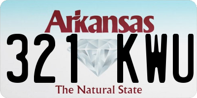 AR license plate 321KWU
