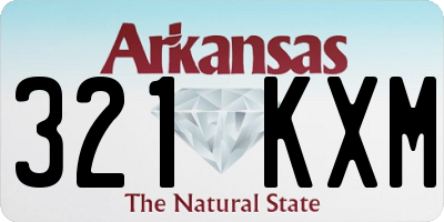 AR license plate 321KXM