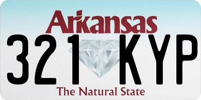 AR license plate 321KYP