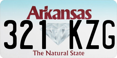 AR license plate 321KZG