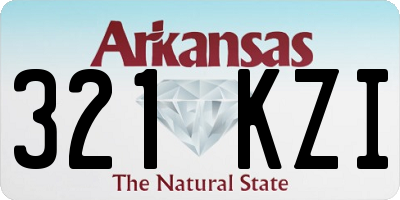 AR license plate 321KZI