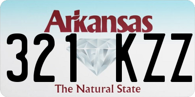 AR license plate 321KZZ
