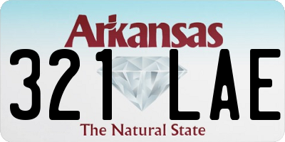 AR license plate 321LAE