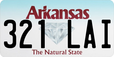 AR license plate 321LAI