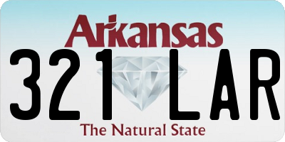 AR license plate 321LAR