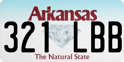 AR license plate 321LBB