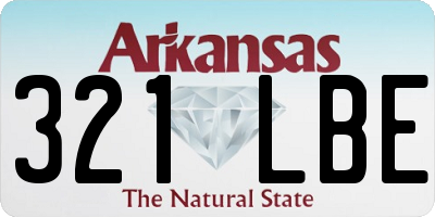AR license plate 321LBE