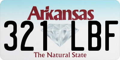 AR license plate 321LBF