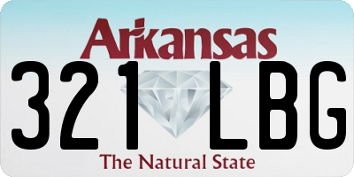 AR license plate 321LBG