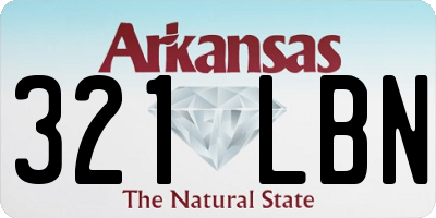 AR license plate 321LBN