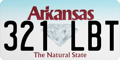 AR license plate 321LBT