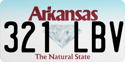 AR license plate 321LBV