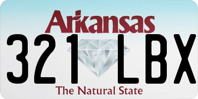 AR license plate 321LBX
