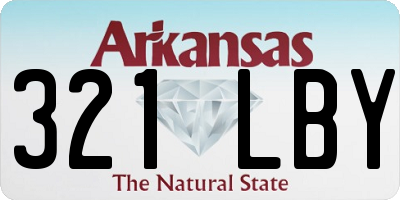 AR license plate 321LBY