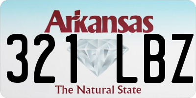 AR license plate 321LBZ
