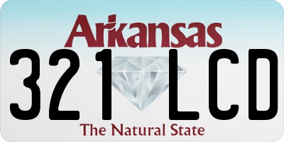 AR license plate 321LCD