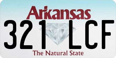 AR license plate 321LCF