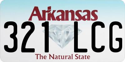 AR license plate 321LCG