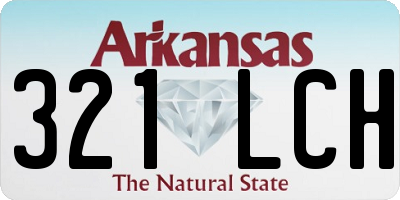 AR license plate 321LCH