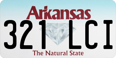 AR license plate 321LCI