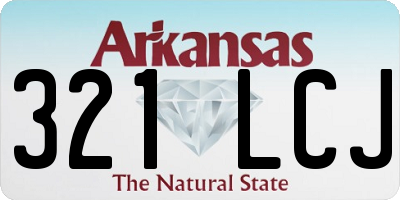 AR license plate 321LCJ