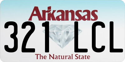 AR license plate 321LCL