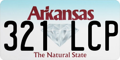 AR license plate 321LCP