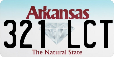 AR license plate 321LCT