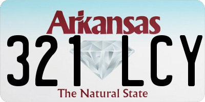 AR license plate 321LCY