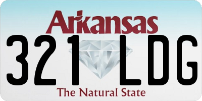 AR license plate 321LDG