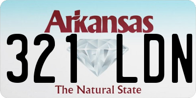 AR license plate 321LDN