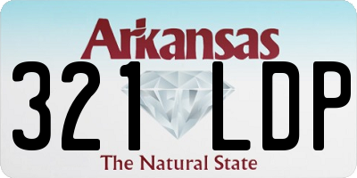 AR license plate 321LDP